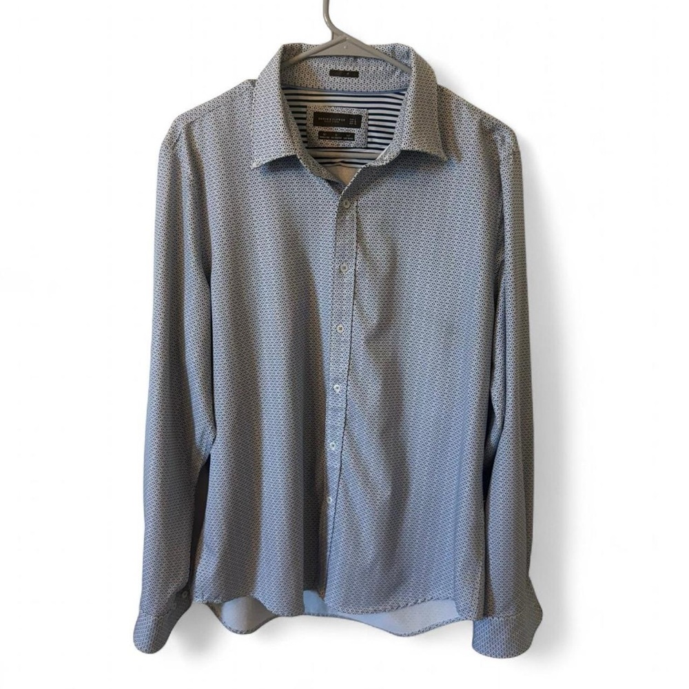 Denim & Flower Blue Patterned Casual Shirt